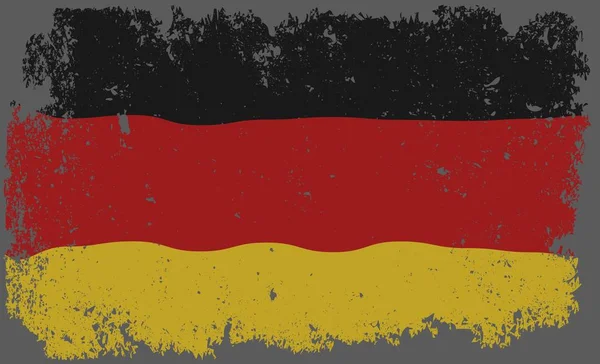 Deutschland Flagge - Vektorabbildung — Stockvektor