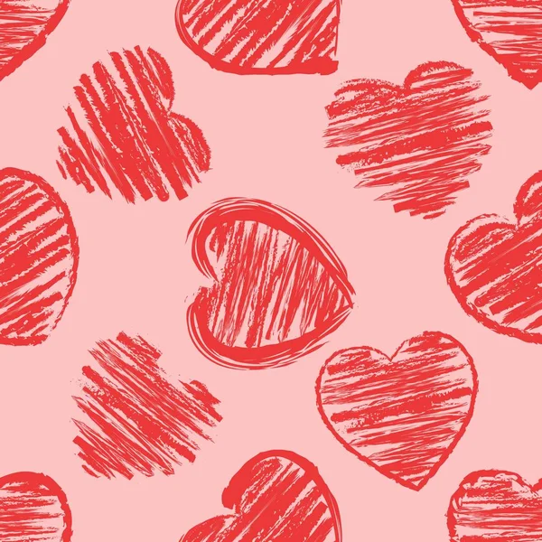 Fondo corazones - ilustración vectorial — Vector de stock