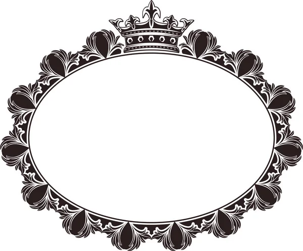 Kingly frame - vector illustration — Stock Vector