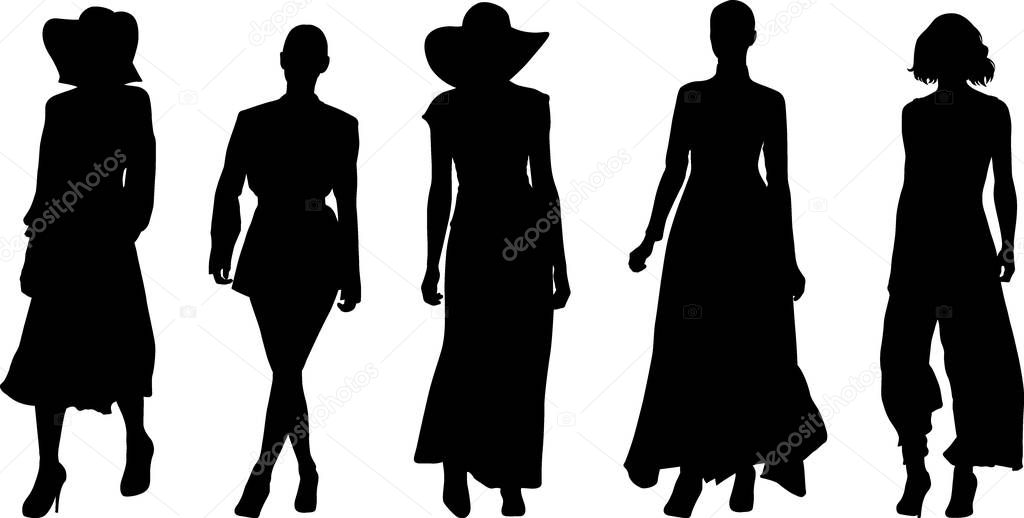 woman silhouettes