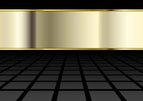 Χρυσών banner — Διανυσματικό Αρχείο