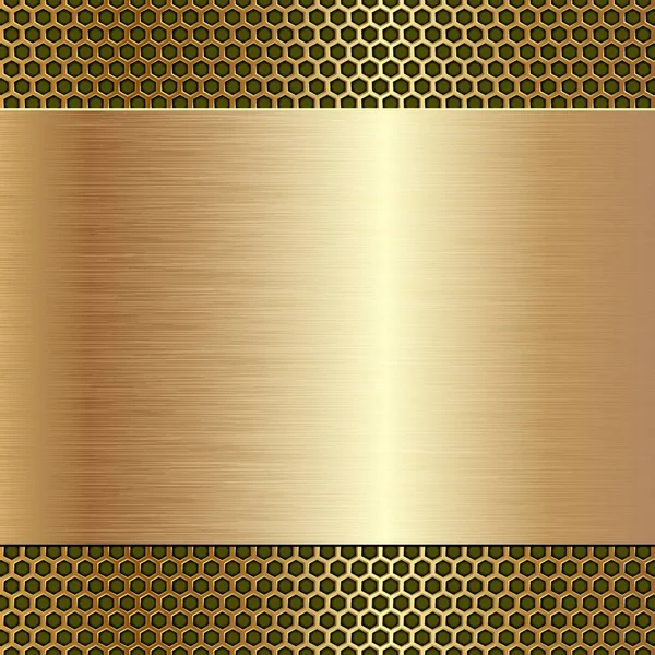 Metallisch Strukturierter Hintergrund Mit Kopierraum — Stockvektor