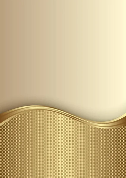 Goldener Strukturierter Hintergrund Mit Kopierraum — Stockvektor