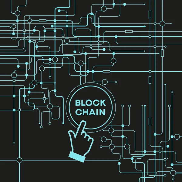 Blockchain ağ kavramı, dağıtılmış genel muhasebe teknoloji, blok metin ve bilgisayar bağlantısı zincir. Dosya sürümü Ai10 Eps kaydedilir. 