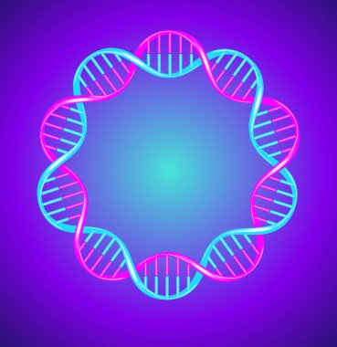 Dna iplikçiklerinin vektör çizim. Dosya Ai10 Eps sürüm kaydedilir. Bu resimde bir saydamlık içeren  