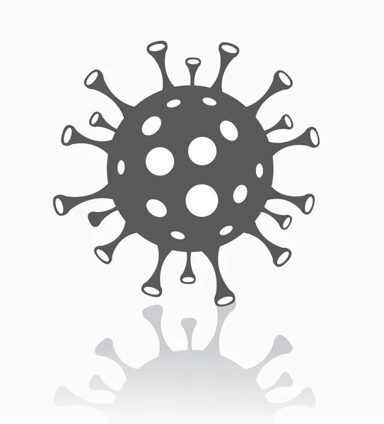 Coronavirus Ikonu Virüs Arka Planı Corona Virüs Kavramlarını Durdur — Stok Vektör