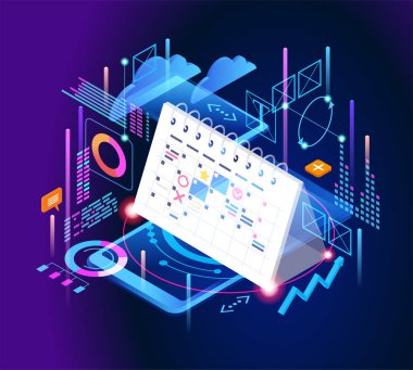 Planlama konsepti web pankartı