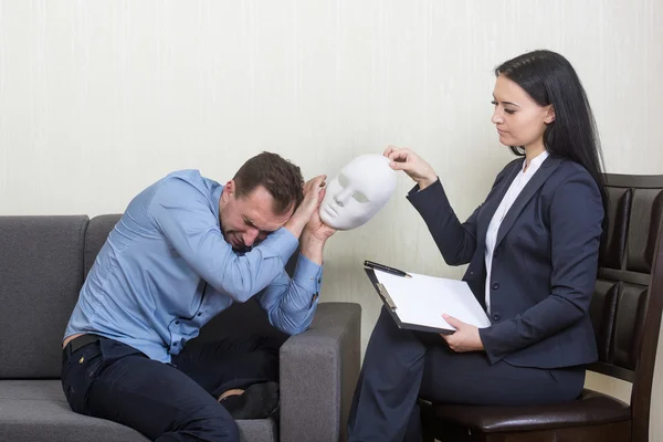 De psychotherapie sessie — Stockfoto