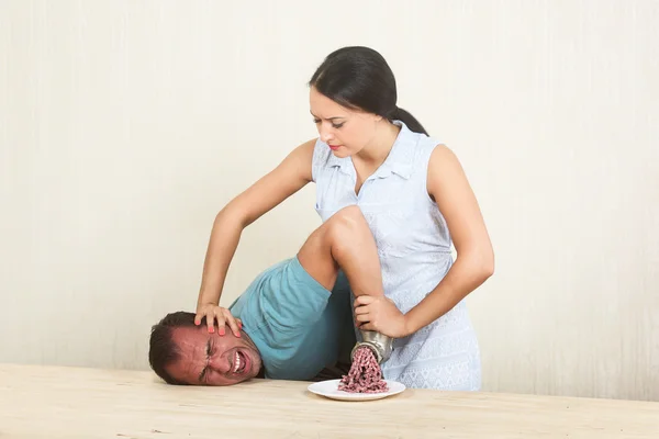 Concepto de mujer furiosa — Foto de Stock