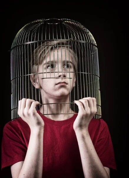 Concepto de problema de comunicación de adolescentes — Foto de Stock