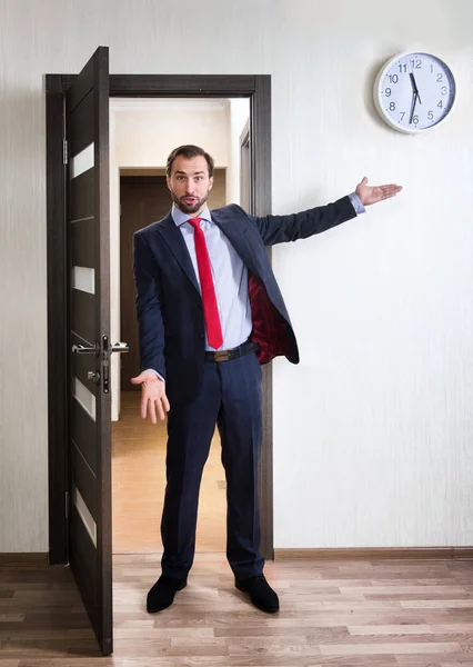 De verontwaardigde zakenman — Stockfoto