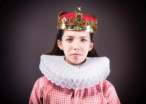 Retrato de la chica coronada . — Foto de Stock