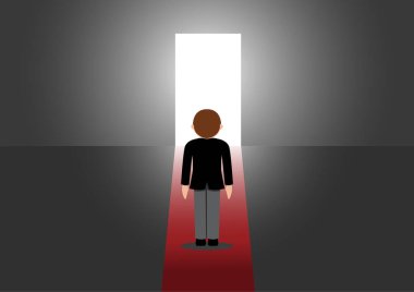 Basit çizgi film vektör yeni hayat