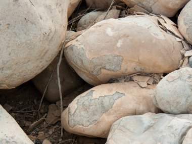 Dead sea kristal tuz İsrail closeup