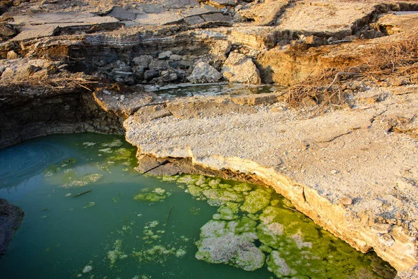 Close Van Crystal Zout Van Dode Zee Israël — Stockfoto