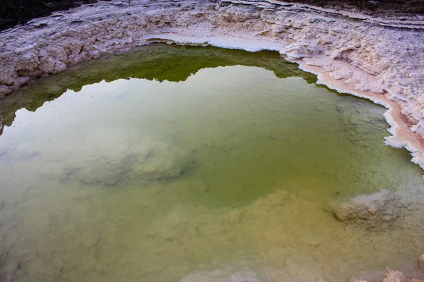 Closeup Sal Cristal Mar Morto Israel — Fotografia de Stock
