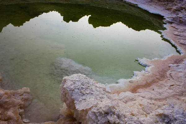 Closeup Sal Cristal Mar Morto Israel — Fotografia de Stock