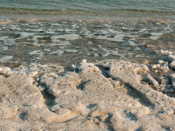 Zbliżenie Kryształu Soli Morza Martwego Izraelu — Zdjęcie stockowe