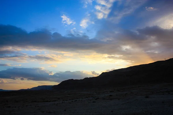 以色列内盖夫沙漠的风景 — 图库照片