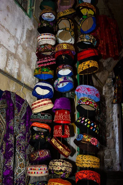 Işi Dekoratif Objeler Bir Hatıra Eşyası Dükkanı Eski Şehir Kudüs — Stok fotoğraf