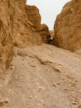 Wadi Bokek doğada saklıdır Judean desert İsrail'in