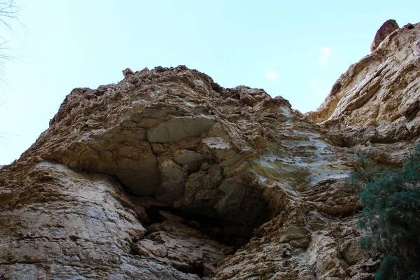 Természetvédelmi Wadi Bokek Júdeai Sivatag Izrael — Stock Fotó