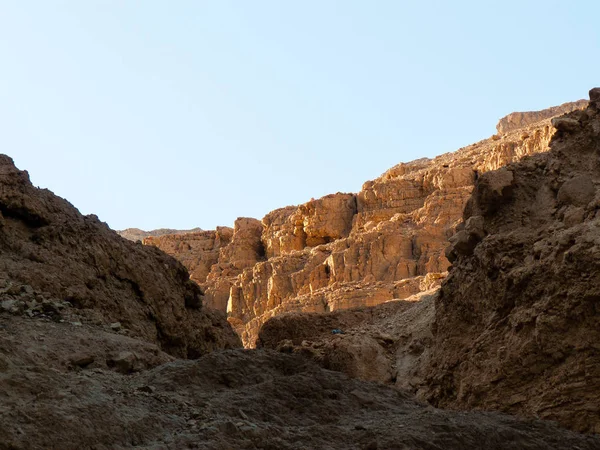 以色列犹太沙漠艾恩波克克河自然保护区的性质 — 图库照片