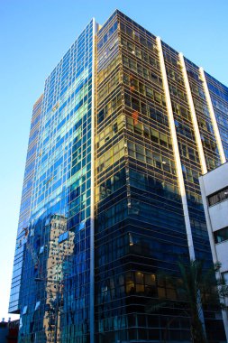 Tel Aviv City İsrail bir bina cephe görünümü