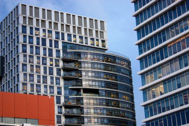 Tel Aviv City İsrail bir bina cephe görünümü