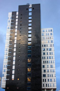 Tel Aviv City İsrail bir bina cephe görünümü