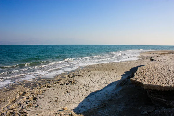 Natura Paesaggio Del Mar Morto Israele — Foto Stock