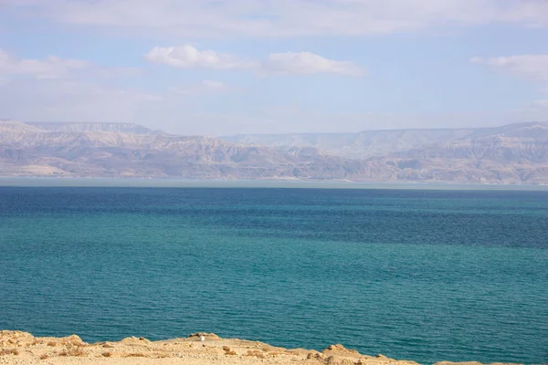 Natura Peisajul Mării Moarte Israel — Fotografie, imagine de stoc
