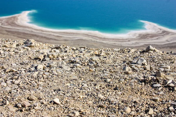 Nature and landscape of the Dead sea in Israel