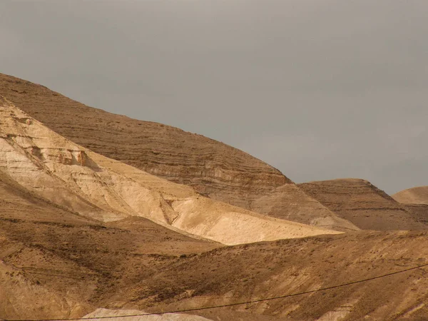 Krajobraz Pustyni Negev Izraelu — Zdjęcie stockowe