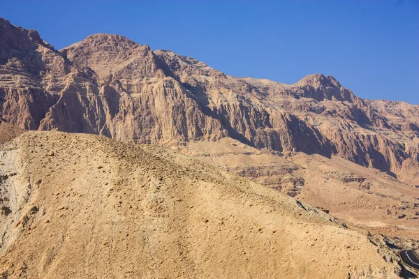 Widok Góry Przodu Morza Martwego Izraelu — Zdjęcie stockowe