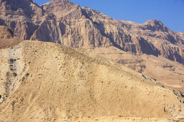 Widok Góry Przodu Morza Martwego Izraelu — Zdjęcie stockowe