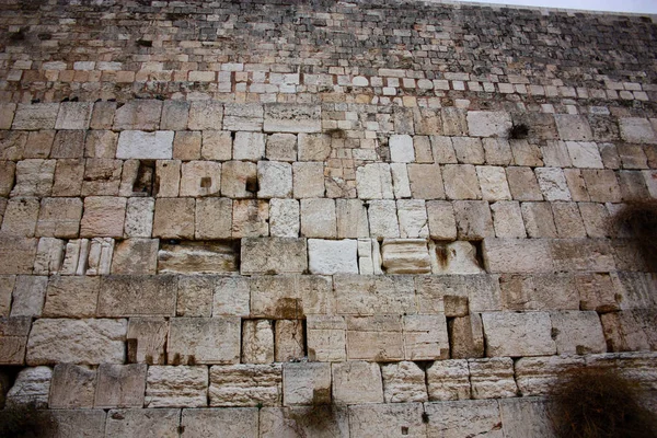 以色列耶路撒冷西墙特写 — 图库照片
