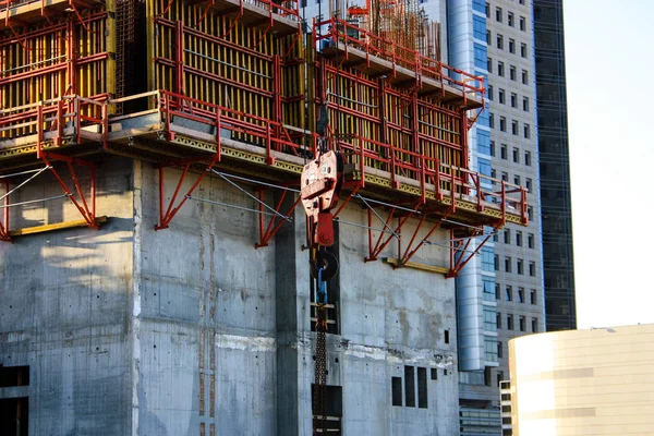 Bir Binanın Yeni Srail Tel Aviv City Şubat 2018 Akşamı — Stok fotoğraf