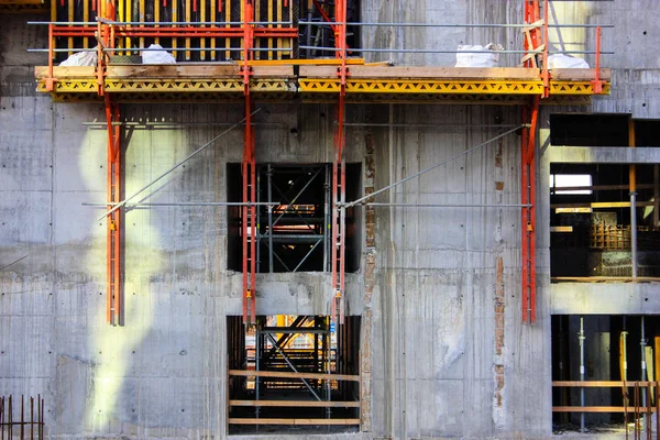 Vista Canteiro Obras Novo Edifício Cidade Tel Aviv Israel 2018 — Fotografia de Stock