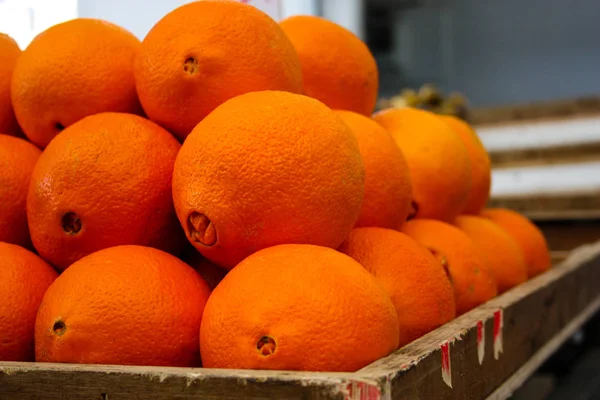 Primo Piano Della Frutta Venduta Sul Mercato Israele — Foto Stock