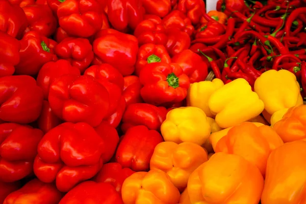 Taze sebze İsrail piyasada satılan closeup  