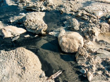 Doğa ve manzara Ölü Deniz'in İsrail       