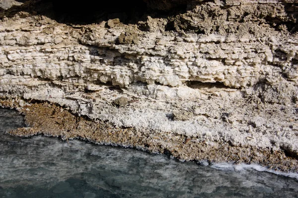 Natureza Paisagem Mar Morto Israel — Fotografia de Stock