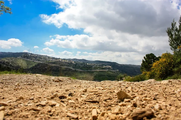 Landscape Nature White Valley Jerusalem Part Israeli National Trek — Stock Photo, Image