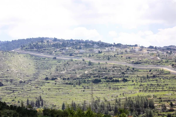 Пейзаж Природа Белой Долине Недалеко Иерусалима Часть Израильского Национального Трека — стоковое фото