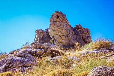Crete kırsal manzara ve doğa