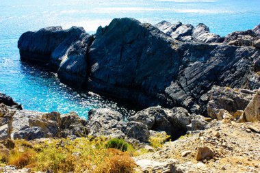 Crete kırsal manzara ve doğa