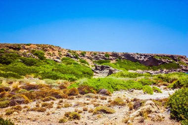 Crete kırsal manzara ve doğa