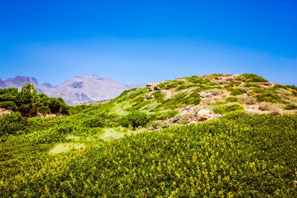 Crete Platteland Landschap Natuur — Stockfoto