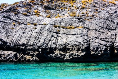 plaj ve kıyı şeridi Crete adasının görünümü